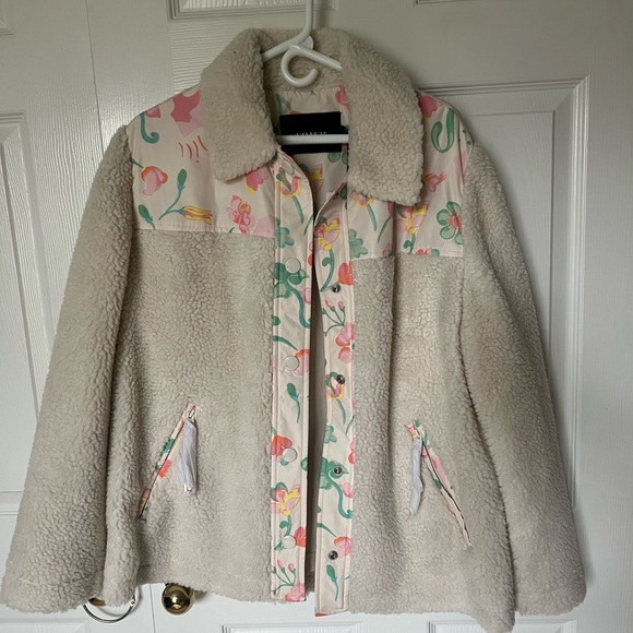 Coach sherpa women jacket size L new with tag - Picture 1 of 7
